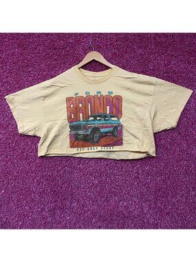 Junk Food Clothing Women's Bronco Off Road Ready Flea Market Crop Tee XL